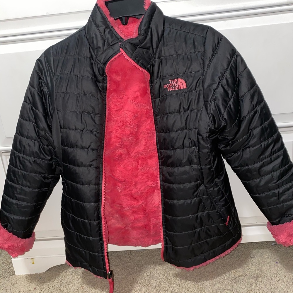 North face reversible jacket